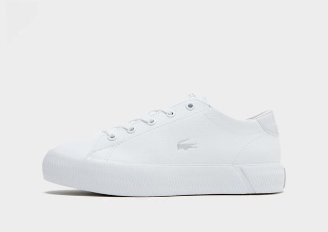 White Lacoste Gripshot för barn