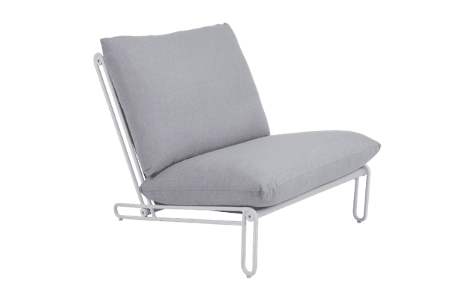 Brafab Blixt Loungefåtölj vit