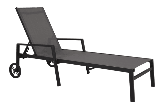 Leone Komfort Vilsäng med Armstöd i Svart/Grå