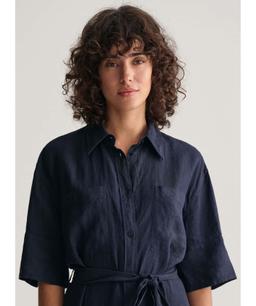 GANT Skjortklänning i linnetyg