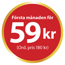 Postkodlotteriet - 59kr för första månaden