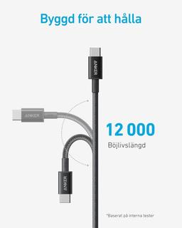 Anker 100W Nylon USB-C Fast Charging Cable
