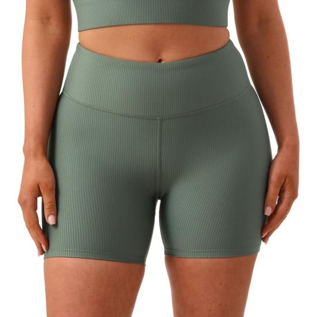 Energetics Simone Ribbed Gröna Biker Träningstights
