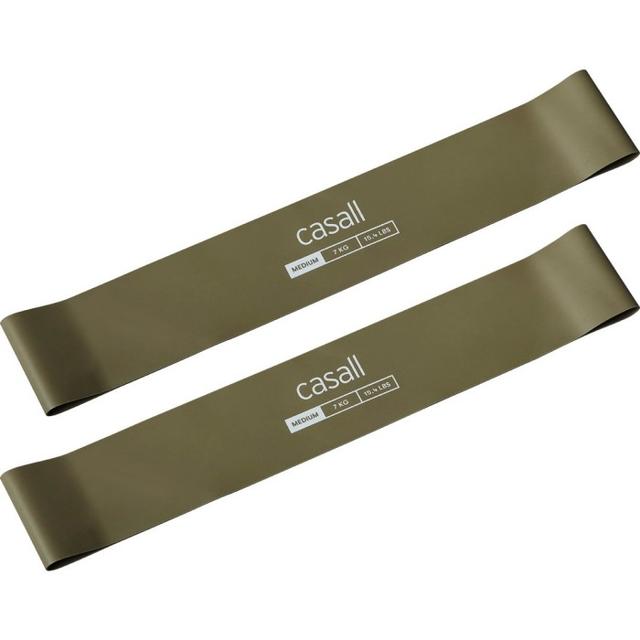 Casall Medium 2-Pack Green Resistance Bands
