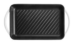 Gjutjärn Grillbricka 33 cm Vit
