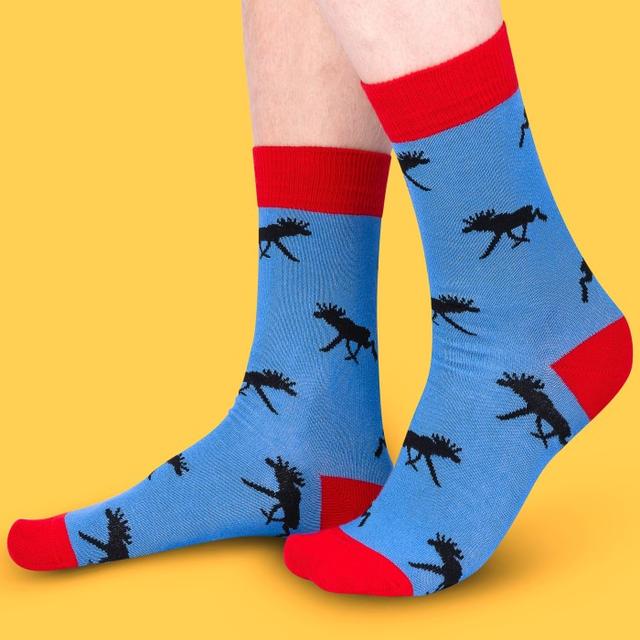 Swedish Älg Patterned Comfort Socks