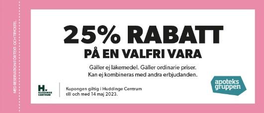 20% på valfri vara hos Apoteksgruppen