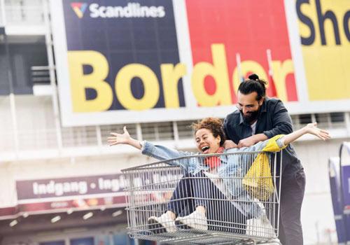 Få din 1-dagsbiljett till Puttgarden betald* när du handlar på BorderShop