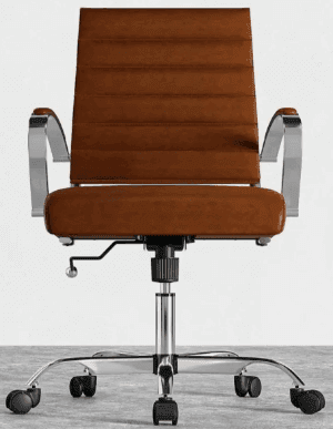 Kontorsstol - Brun, Laguna - Ergonomisk, Hjul