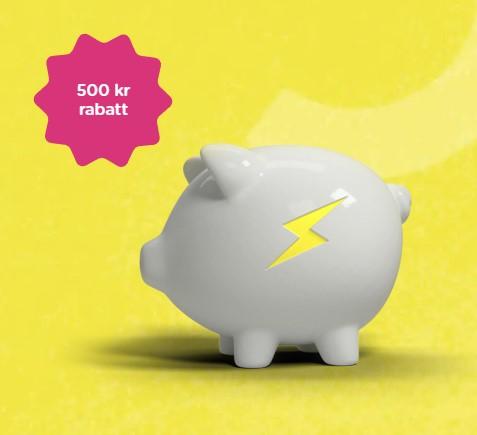 Göta Energi - Rörlig el med 500 kr rabatt