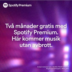 Spotify Premium - testa gratis i 2 månader