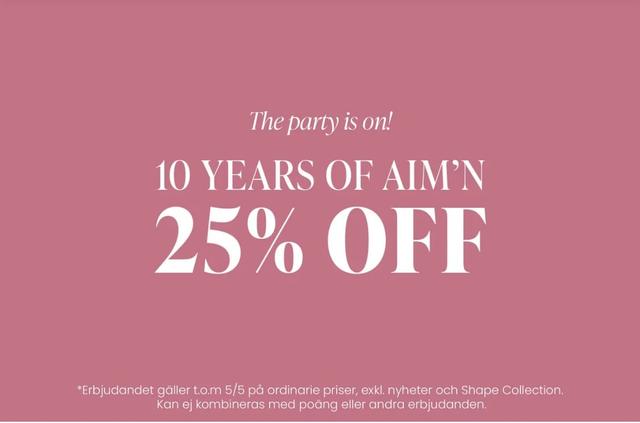 Aimn Decade Celebration: 25% Discount