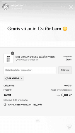 Gratis D-vitamin Tuggtablett för Immunförsvaret
