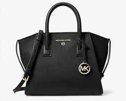 50% på Michael Kors Avril Small Leather Top-Zip Satchel