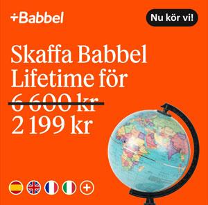 Skaffa Babbel Lifetime till ett superpris!