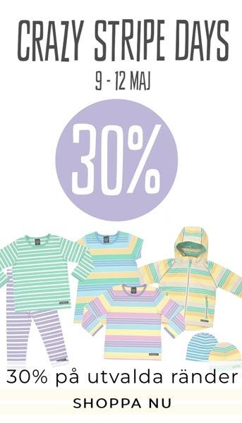 30% på randigt hos Villervalla