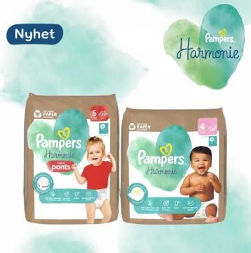 50% cashback på Pampers Harmonie blöjor