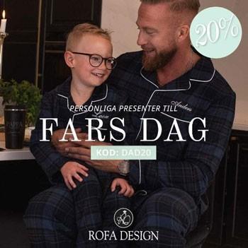 Rofa Design - 20% rabatt på Fars Dag-presenter