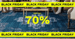 Rugvista Black week med upp till 70 % på mattor