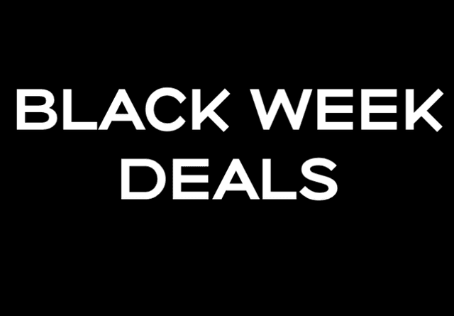 Black Week - upp till 50 % rabatt på allt