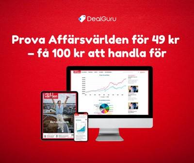 Prova Affärsvärlden för 49 kr – få en 100 kr DealGuru-check