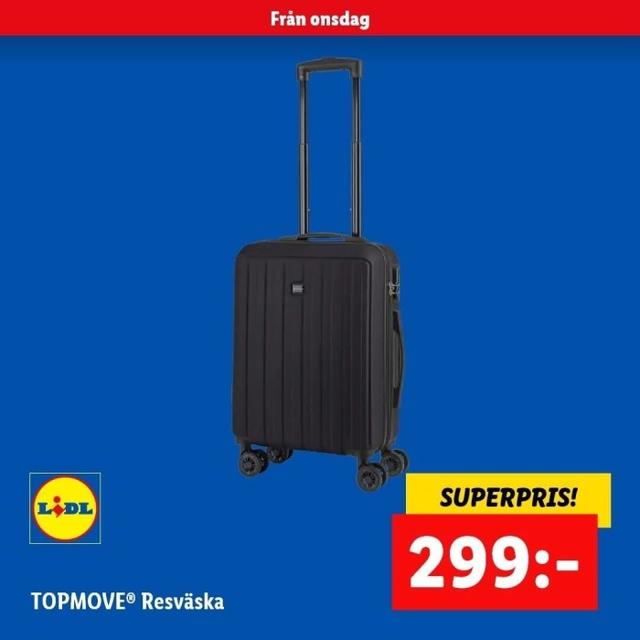 Lidl - Hållbar resväska för bekväma resor