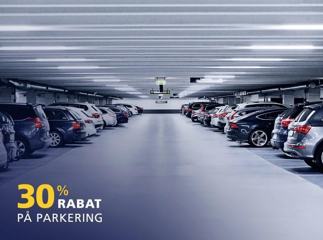 Köpenhamn Flygplats - få 30% rabatt på parkering nära terminalerna