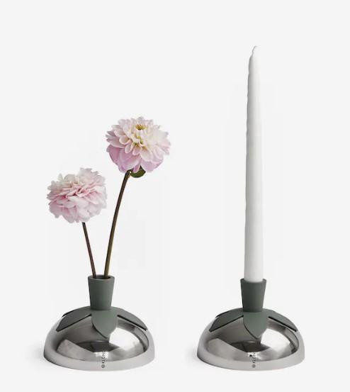 50% rabatt på Blad Vas/ljusstake från Klong
