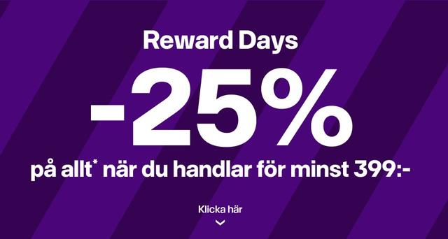 25 % på allt hos XXL 🥳