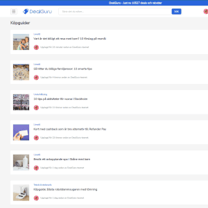 Så hittar du köpguider på DealGuru.se