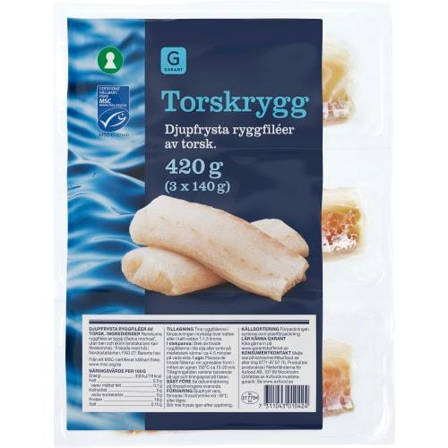 Hemköp. Premium Torskryggfilé.