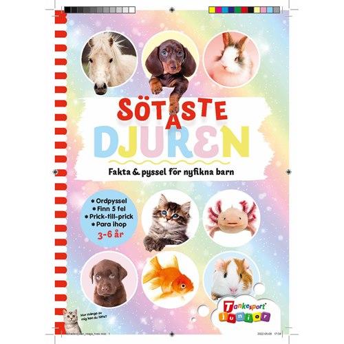 Pysselbok med söta djurmotiv