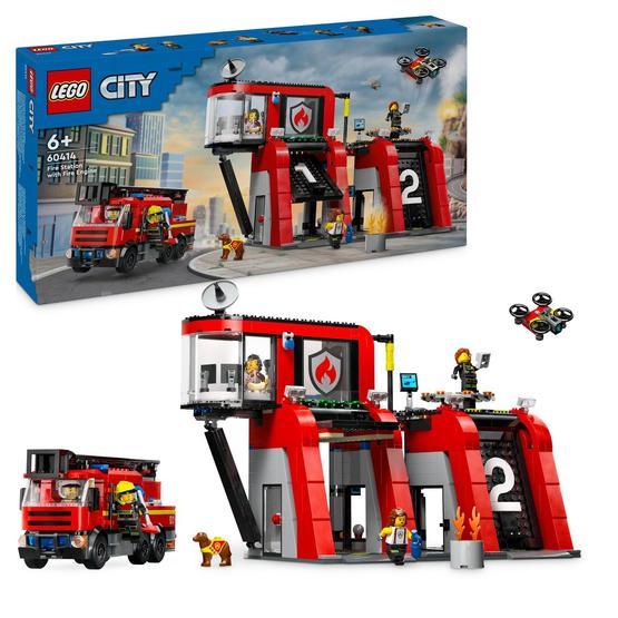 LEGO City 60414 Brandstation och Brandbil Lekset