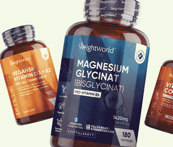 Köp 2 tillskott och få 20 % rabatt hos WeightWorld