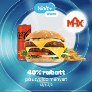 Prenumerera på Wolt+ - få 40 % rabatt på utvalda menyer