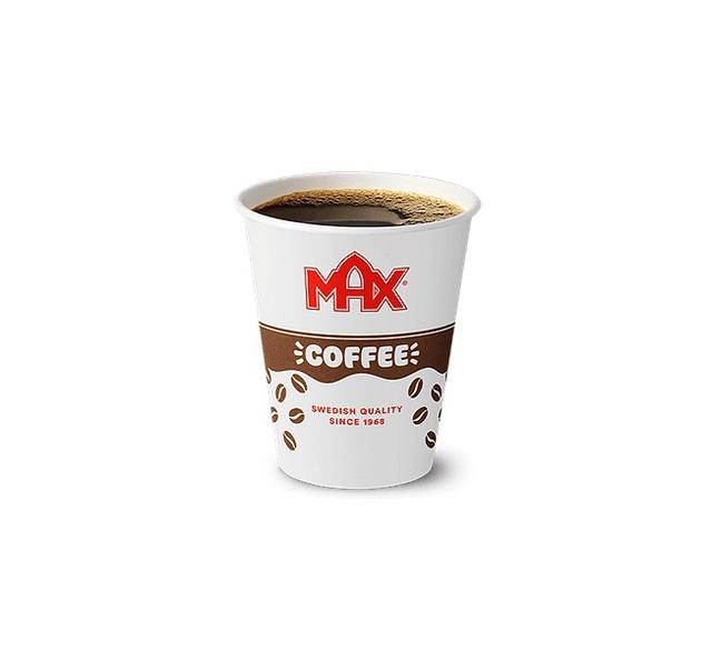 Mellanstor kaffe för 15 kr hos Max