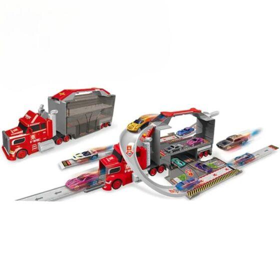 2-i-1 Brandbil Leksaksset med Diecast