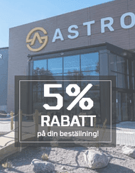 Få 5 % rabatt på din beställning hos Astro Sweden