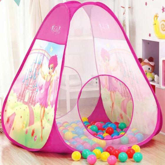 Fairy Pop-up Lektält med Bollar