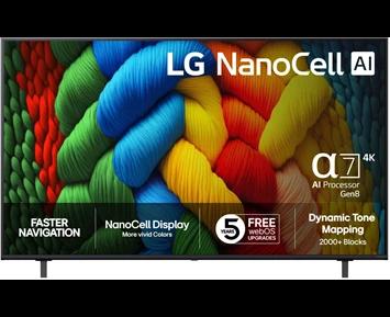 LG 75NANO80A6B 75" 4K UHD Smart TV