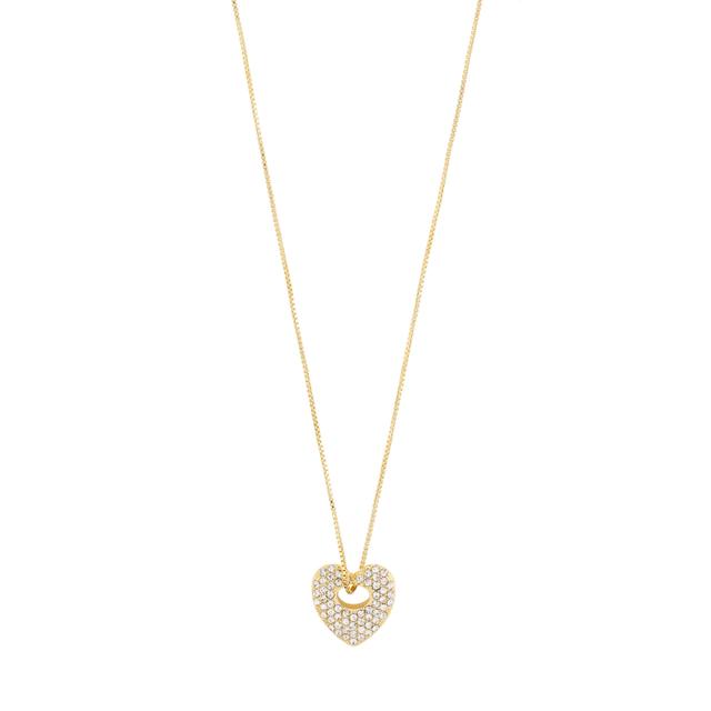 Dune Gold-Plated Heart Necklace