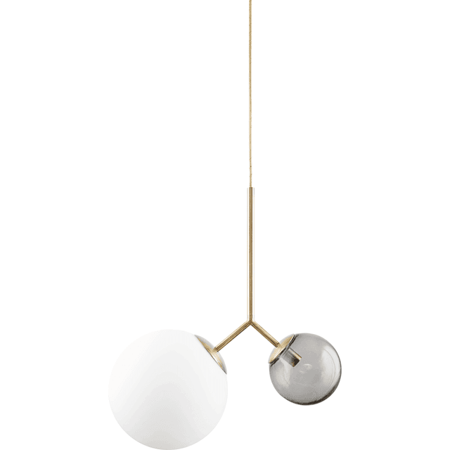 Twice 70cm Elegant Takpendel Lampa