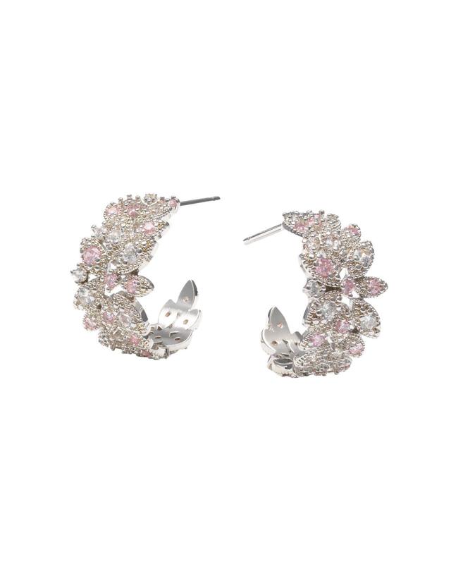 Eleganta Laurel hoops örhängen silver