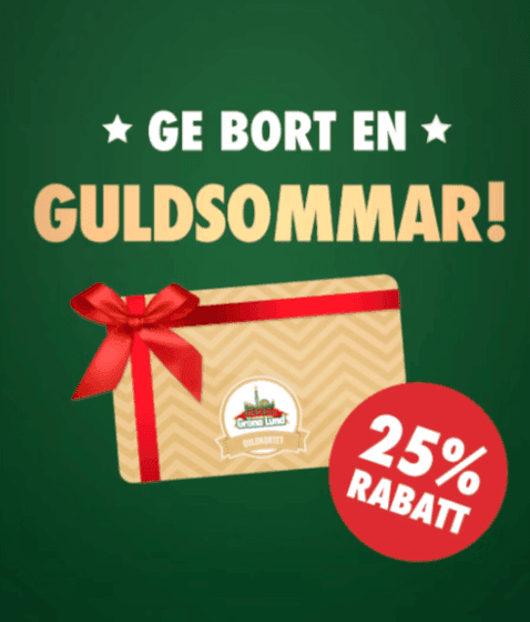 25 % rabatt på Guldkortet hos Gröna Lund