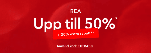 Det är rea på rean! Upp till 50% rabatt + 30% extra på Ellos
