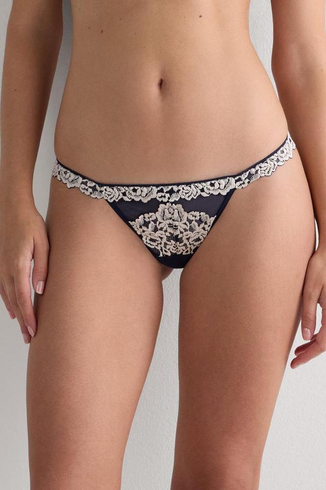 Calvin Klein Cotton Modal Thong Black