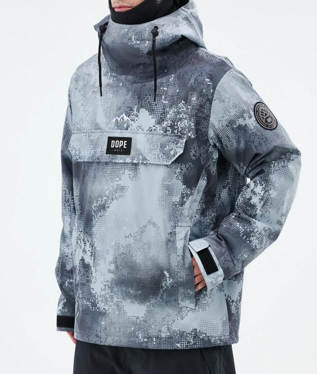 Dope Blizzard Snowboardjacka Herr Grå