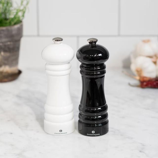 Zassenhaus Berlin Kryddkvarn Set 2-Pack Vit/Svart