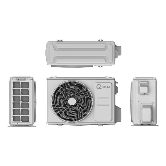 Qlima S-JA 2522 Luftvärmepump 3,4 kW