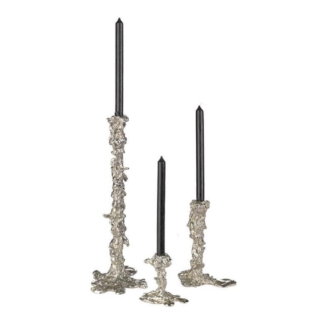 Pols Potten Drip Ljusstake Silver 14 cm